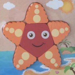 PUZZLES EN BOIS-L'ETOILE DE MER